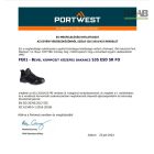 Bevel kompozit közepes bakancs S3S ESD SR FO Fekete/Tengerzöld