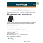 Lángálló, antisztatikus pulóver