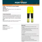 PW3 FR Hi-Vis Work lángálló nadrág
