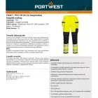 PW3 FR Hi-Vis lengőzsebes lángálló nadrág