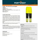 PW3 FR Hi-Vis női lángálló nadrág
