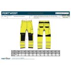 PW3 FR Hi-Vis női lángálló nadrág