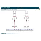 FR multifunkcionális lángálló és saválló kantáros nadrág