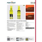 PW3 FR Modaflame Hi Vis kantáros nadrág