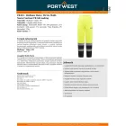 Lángálló Eső+ Hi-Vis Multi-Norm Contrast FR téli nadrág