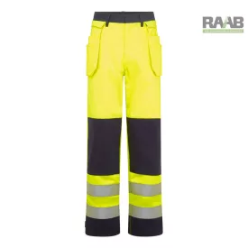 Lángálló Work Hi-Vis Contrast FR lengőzsebes nadrág