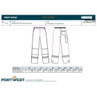 Lángálló Work FR lángálló női nadrág