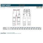PW3 Modaflame Work Hi-Vis Class 1 FR nadrág