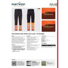 PW3 Modaflame Work HVO Class 1 FR nadrág
