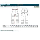 PW3 Modaflame Work HVO Class 1 FR nadrág