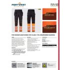 PW3 Modaflame Work HVO Class 1 FR lengőzsebes nadrág