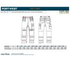 PW3 Modaflame Work HVO Class 1 FR lengőzsebes nadrág