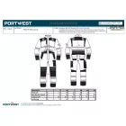 PW3 FR Hi-Vis lángálló overál