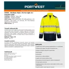 Bizflame Rain+ Hi-Vis Light Arc lángálló kabát