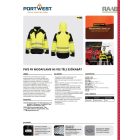PW3 FR Modaflame Hi-Vis téli esőkabát
