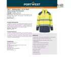 Lángálló Eső+ Hi-Vis Multi-Norm Contrast FR téli kabát