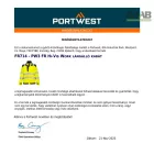 PW3 FR Hi-Vis Work lángálló kabát