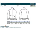 FR antisztatikus polár pulóver- Navy