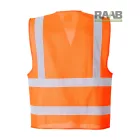 Lángálló jól láthatósági mellény FR75