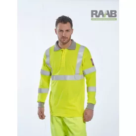   Lángálló, antisztatikus, láthatósági, hosszú ujjú pólóing FR77