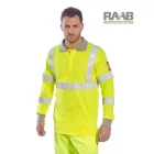 Lángálló, antisztatikus, láthatósági, hosszú ujjú pólóing FR77