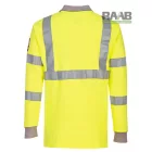 Lángálló, antisztatikus, láthatósági, hosszú ujjú pólóing FR77