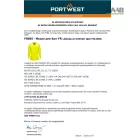 Modaflame Knit FR lángálló hosszú ujjú pólóing- sárga