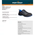 Kompozit KPU és Mesh Trainer S1PS ESD SR FO félcipő