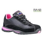 Steelite női védőcipő fekete/rózsaszín S1P