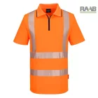 KX3 Sport Hi-Vis cipzáros póló S/S