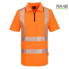 KX3 Sport Hi-Vis cipzáros póló S/S