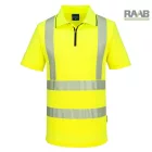 KX3 Sport Hi-Vis cipzáros póló S/S