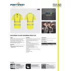 KX3 Sport Hi-Vis cipzáros póló S/S