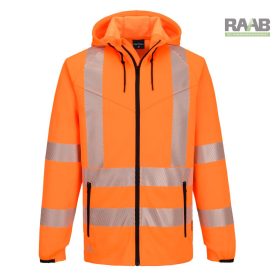 KX3 Sport Hi-Vis cipzáras kapucnis pulóver
