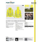 KX3 Sport Hi-Vis cipzáras kapucnis pulóver