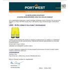 Hi-Vis könnyű poli-pamut rövidnadrág