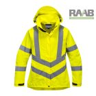 Női jól láthatósági lélegző kabát