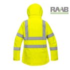 Női jól láthatósági lélegző kabát