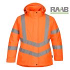 Női jól láthatósági téli kabát