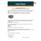 P920 - Gáz szűrő ABEK1 speciális menetes csatlakozás