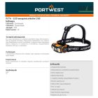 LED mozgásérzékelő USB fejlámpa