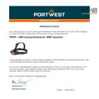 LED mozgásérzékelő USB fejlámpa