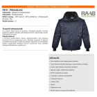 Pilóta kabát vízlepergető anyagból