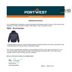 Pilóta kabát vízlepergető anyagból