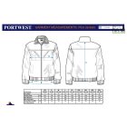 Pilóta kabát vízlepergető anyagból