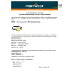 Tech Look Lite KN védőszemüveg Borostyán