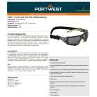 Tech Look Lite KN védőszemüveg Sötétített