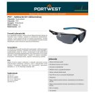 Antracit KN védőszemüveg Sötétített