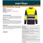 PW3 Hi-Vis Class 1 hosszú ujjú póló L/S