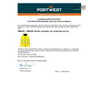 Jól láthatósági cipzáras téli kapucnis pulcsi